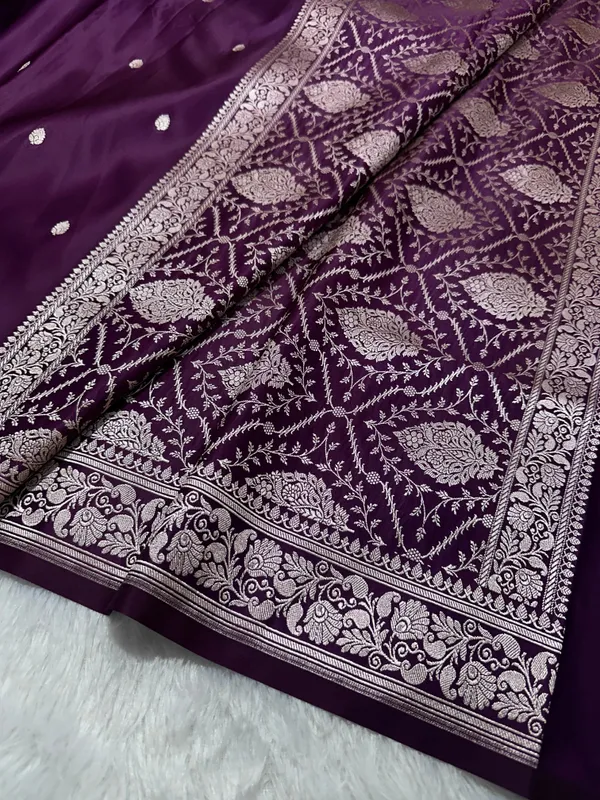 Royal_Purple_Shade_Banarasi_Silk_Saree