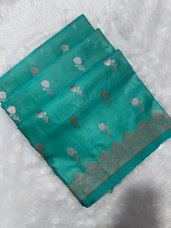 Royal_Aqua_Teal_Banarasi_Silk_Saree
