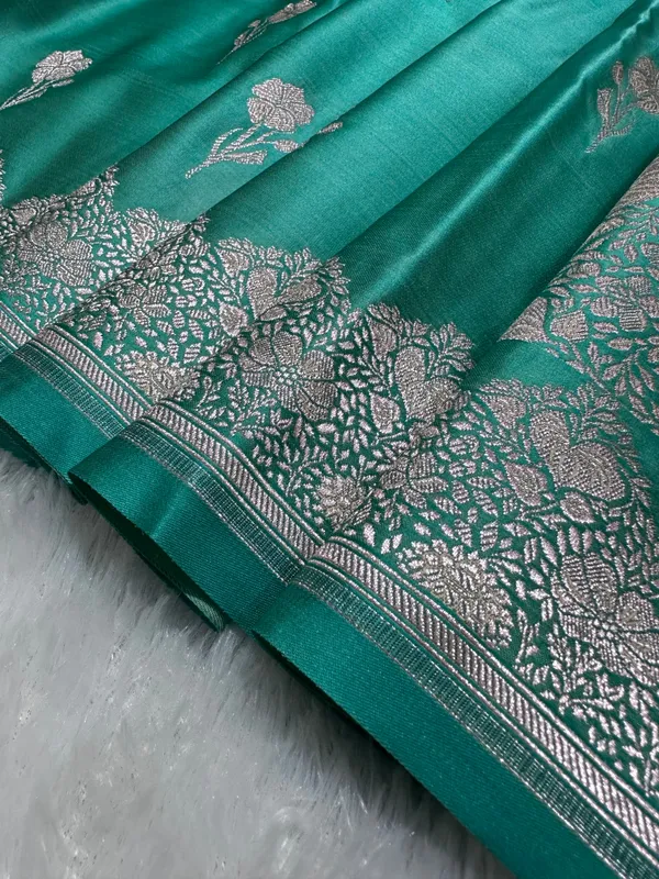 Royal_Aqua_Teal_Banarasi_Silk_Saree