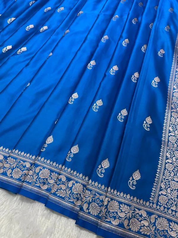 Royal_Ocean_Sapphire_Banarasi_Silk_Saree