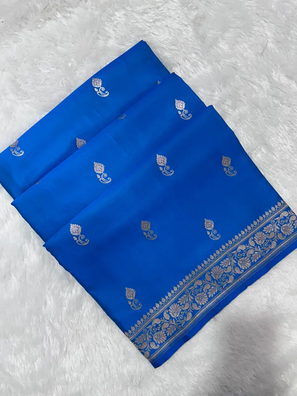 Royal_Ocean_Sapphire_Banarasi_Silk_Saree