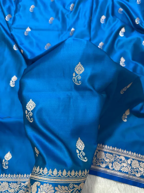 Royal_Ocean_Sapphire_Banarasi_Silk_Saree
