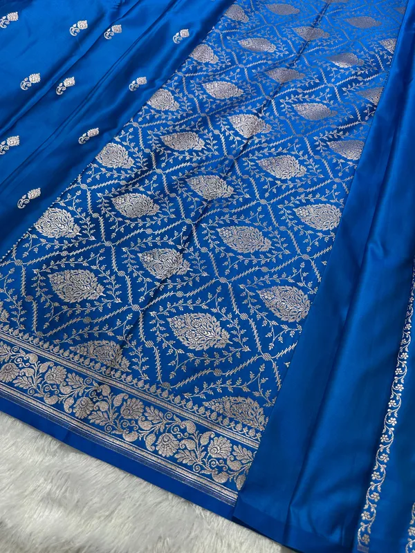 Royal_Ocean_Sapphire_Banarasi_Silk_Saree