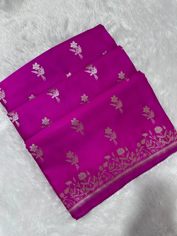 Premium_Rani_Pink_Banarasi_Silk_Saree_With_Elegant_Double_Zari_Buti_Border_Nbsp_Copy_Copy