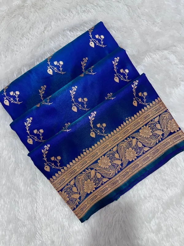 Peacock_Dual_Tone_Satin_Silk_Banarasi_Saree_With_Royal_Guldasta_Chakra_Border_And_Bold_Gold_Panna_Butis_Copy_Copy