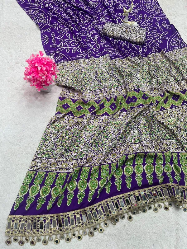 Royal_Amethyst_Ajrakh_Printed_Designer_Saree_⭐