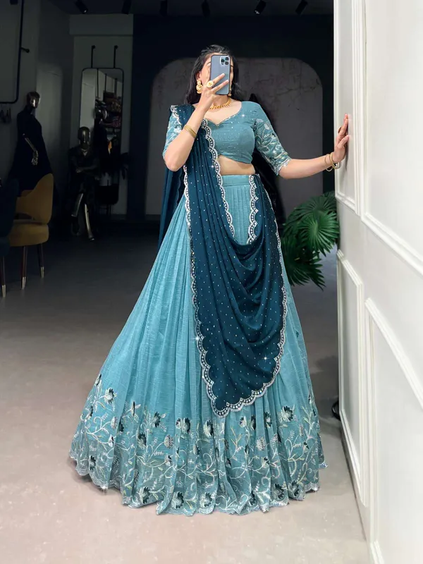 Elegant_Embroidered_Sequence_Designer_Lahenga_Choli_With_Dupatta