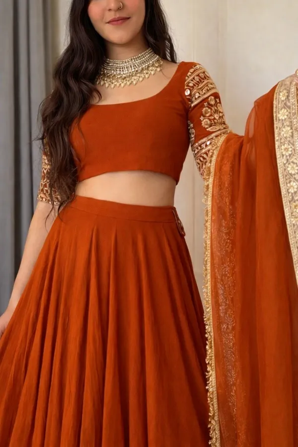 Elegant_Embroidered_Sequence_Designer_Lahenga_Choli_With_Dupatta