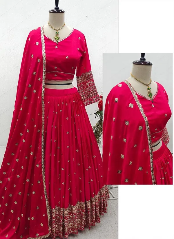 Elegant_Embroidered_Sequence_Designer_Lahenga_Choli_With_Dupatta