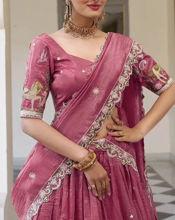 Elegant_Embroidered_Sequence_Designer_Lahenga_Choli_With_Dupatta