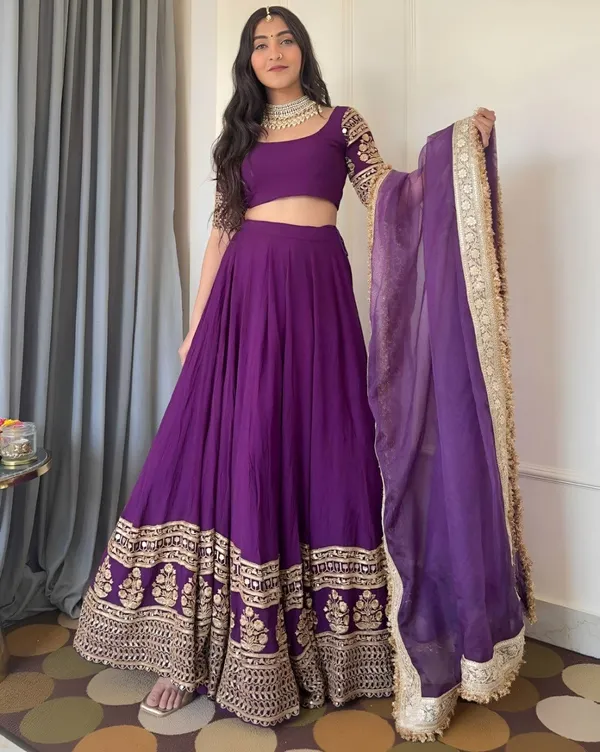 Elegant_Embroidered_Sequence_Designer_Lahenga_Choli_With_Dupatta