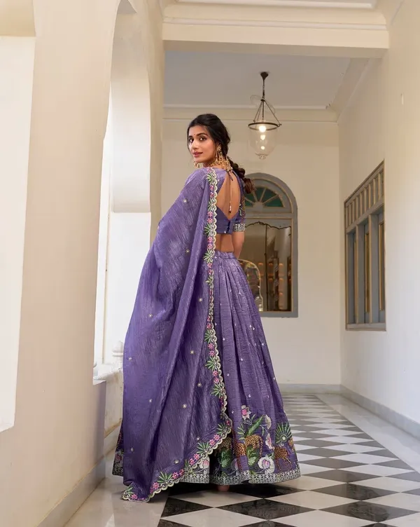 Elegant_Embroidered_Sequence_Designer_Lahenga_Choli_With_Dupatta