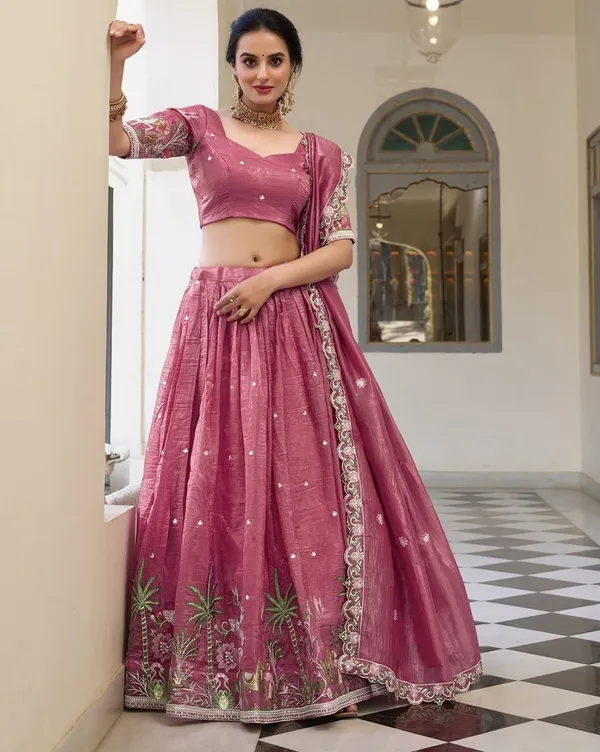 Elegant_Embroidered_Sequence_Designer_Lahenga_Choli_With_Dupatta