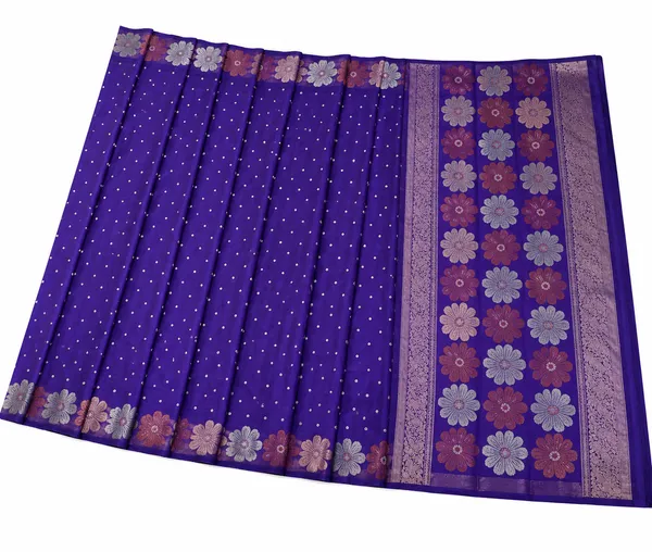Royal_Indigo_Blue_Floral_Soft_Silk_Saree_with_Elegant_Designer_Border