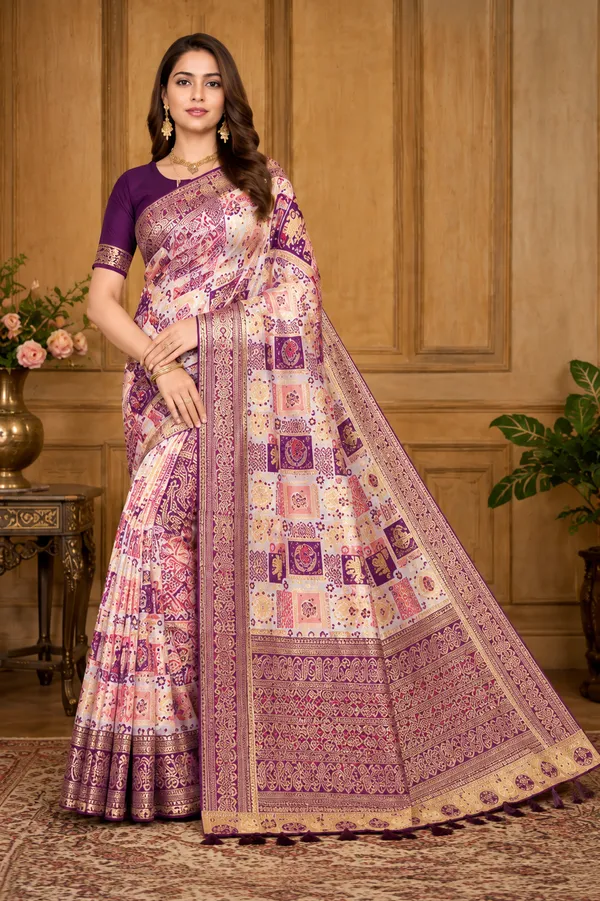 Royal_Purple_Rajwadi_Silk_Saree_💜