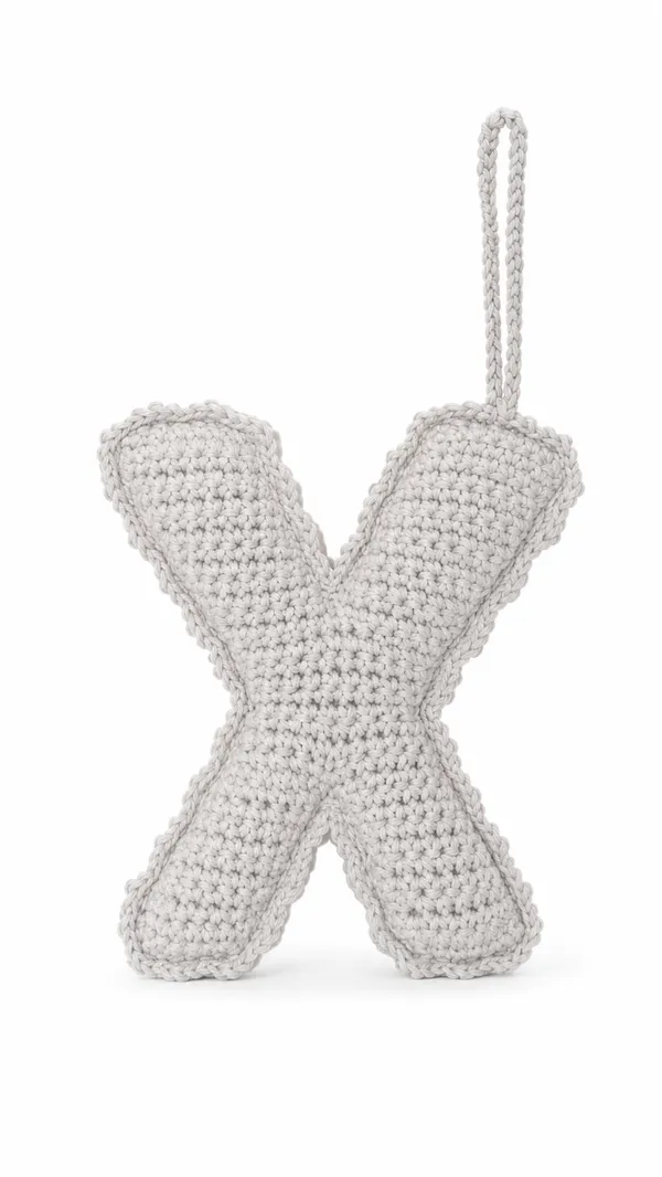 Crochet_Alphabet_Charm_X_In_Pearl_Grey