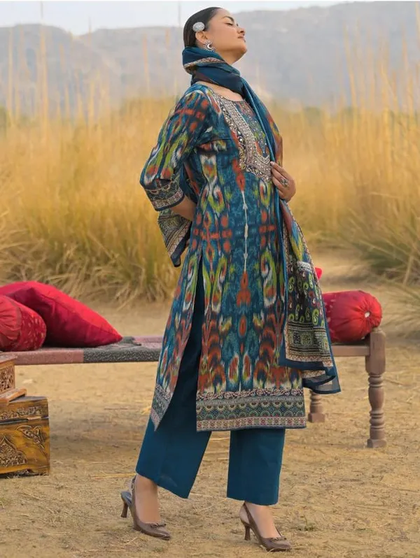 Women’s_Printed_Kurta_Pant_Set_with_Dupatta