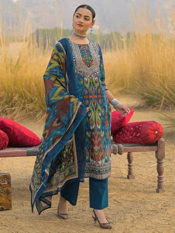 Women’s_Printed_Kurta_Pant_Set_with_Dupatta