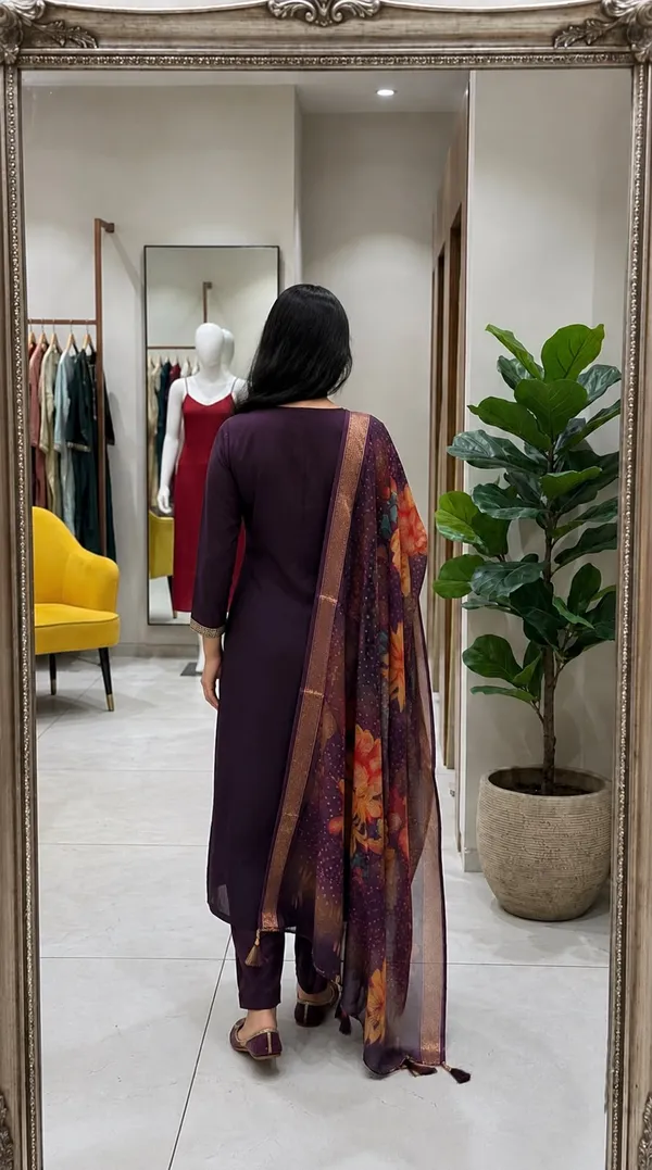 Women’s_Purple_Embroidered_Kurta_Palazzo_Set_with_Floral_Printed_Dupatta