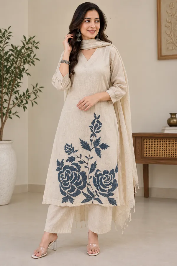 Women's_Floral_Printed_Kurta_,_Pant_with_Dupatta_Set