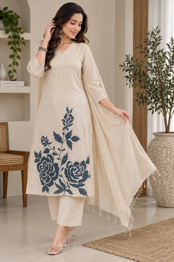 Women's_Floral_Printed_Kurta_,_Pant_with_Dupatta_Set