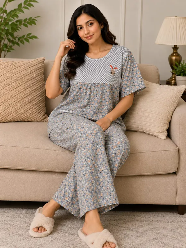 Multicolor_Cotton__Night_Suit_For_Women