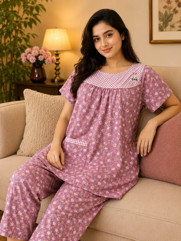 Multicolor_Cotton__Night_Suit_For_Women