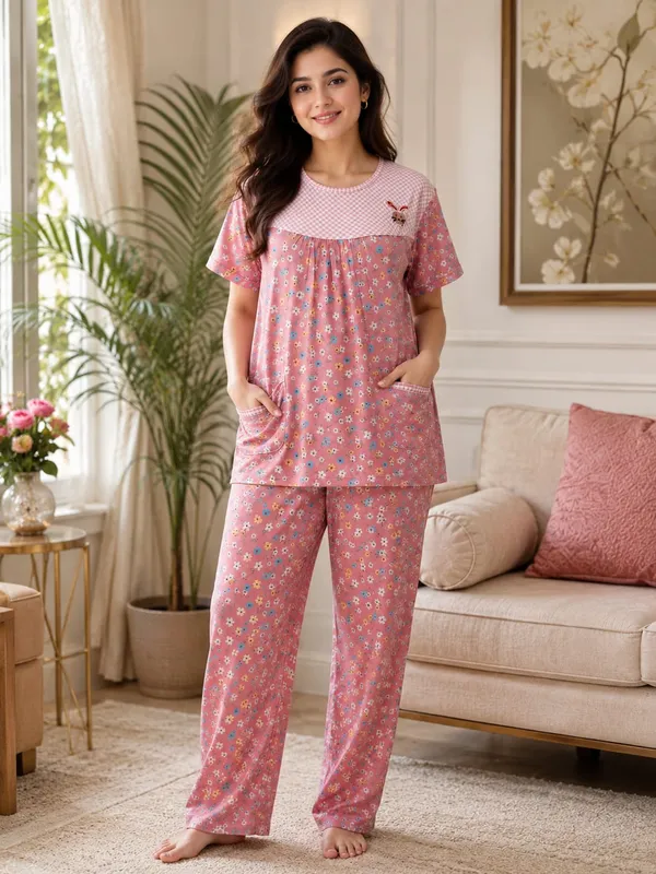 Multicolor_Cotton__Night_Suit_For_Women