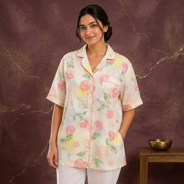 Multicolor_Cotton_Poly_Night_Suit_For_Women