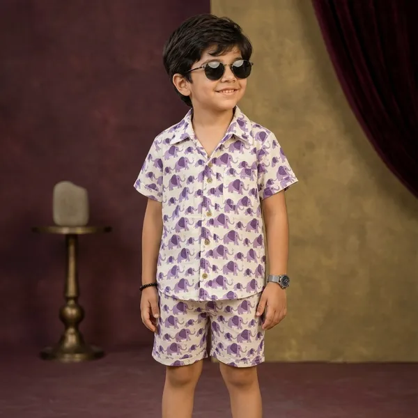 Purple_And_White_Pure_Cotton_Co_Ord_Set_For_Boys