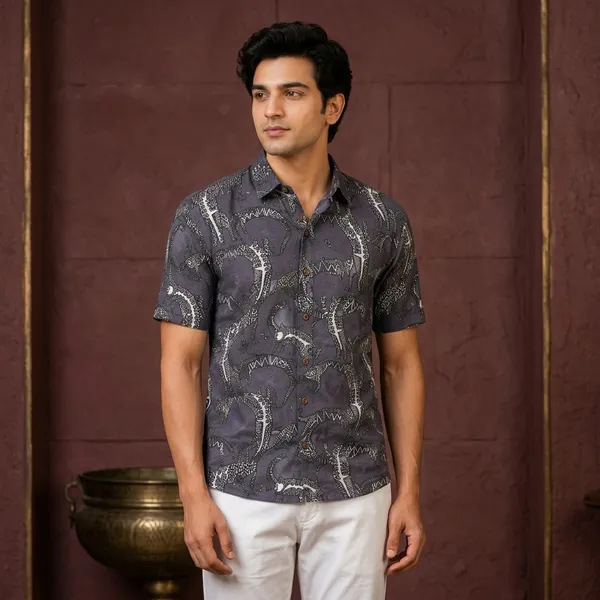 Purple_Pure_Cotton_Shirt_For_Men