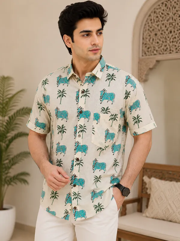 half_Sleeves_Shirt_For_men