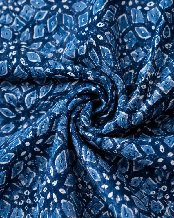 Blue_Pure_Cotton_Shirt_For_Men