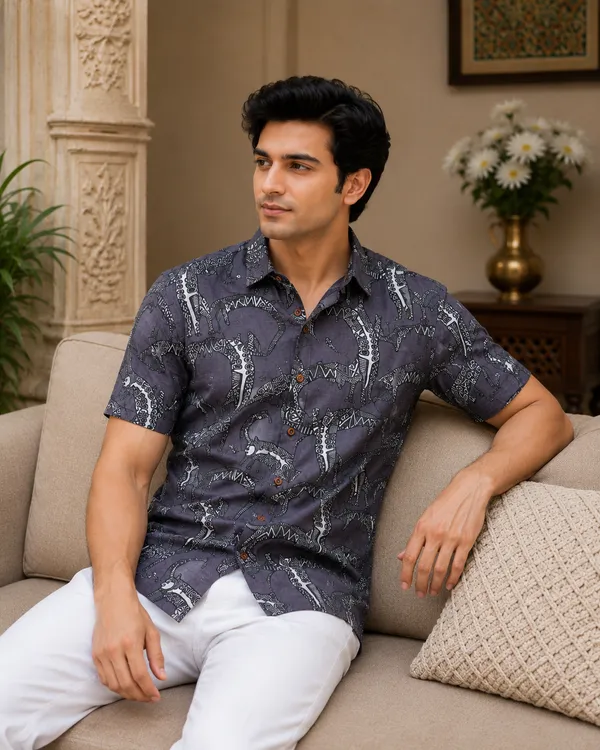 Purple_Pure_Cotton_Shirt_For_Men