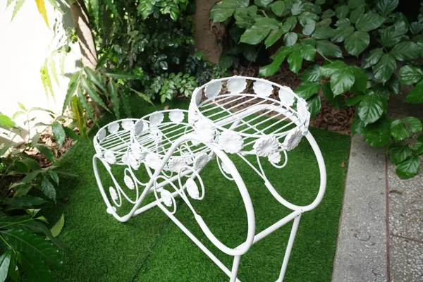 Wrought_Iron_Floral_Scroll_Garden_Chair