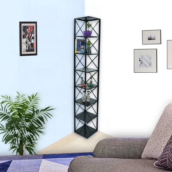 Metal_7-Tier_Corner_Ladder_Shelf_Rack