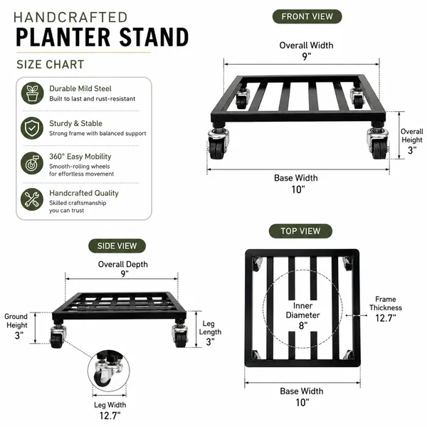 Metal_Square_Wheeled_Planter_Stand