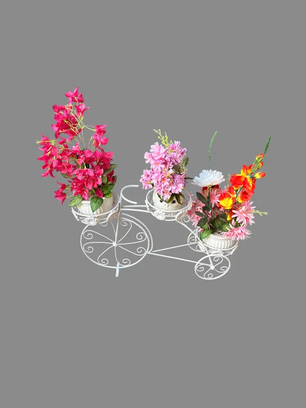 Metal_Handcrafted_Tricycle_Design_Planter_Stand