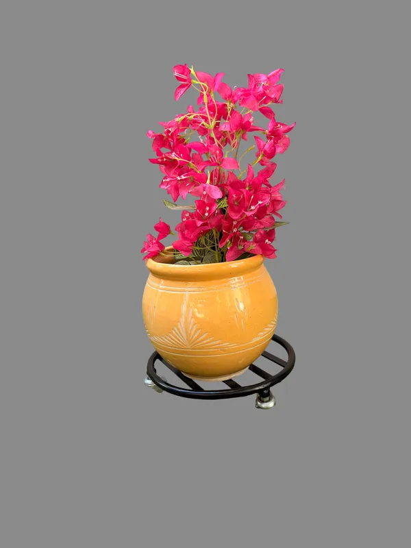 Metal_Round_Caster_Wheel_Plant_Trolley