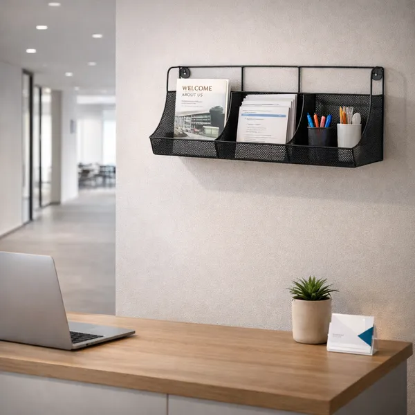 Metal_Mesh_Wall_Mounted_Three-Compartment_Storage_Rack