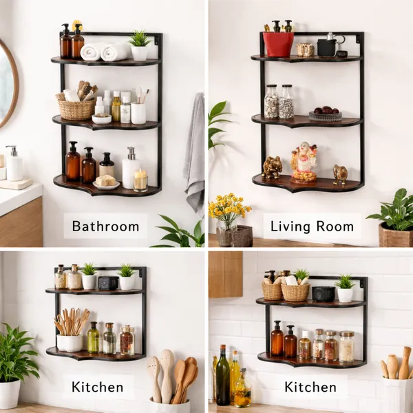 Wood_Metal_3_Tier_Wall_Mounted_Shelf