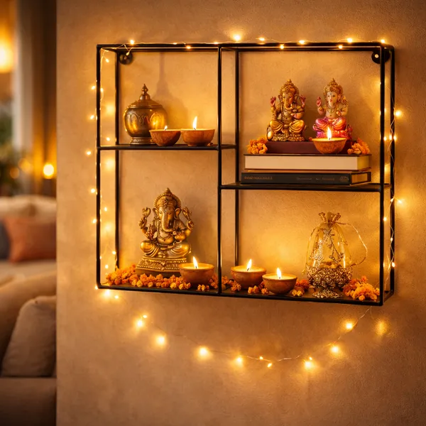Metal_Grid_Display_Wall_Mounted_Pooja_Shelf_Unit