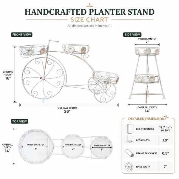 Metal_Handcrafted_Tricycle_Design_Planter_Stand