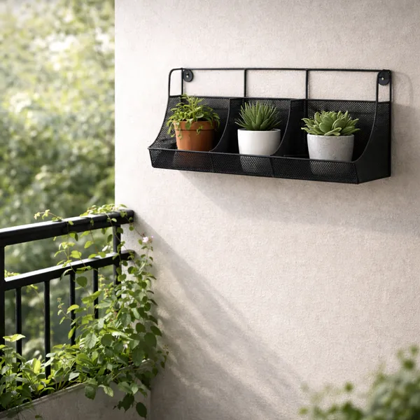 Metal_Mesh_Wall_Mounted_Three-Compartment_Storage_Rack