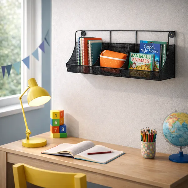 Metal_Mesh_Wall_Mounted_Three-Compartment_Storage_Rack