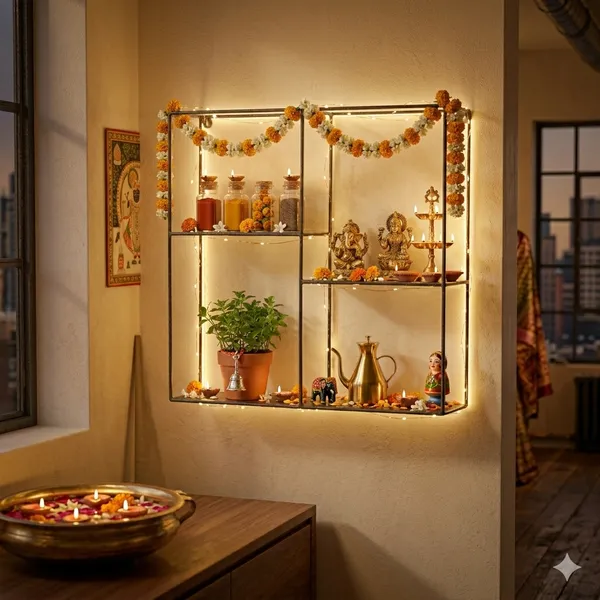 Metal_Grid_Display_Wall_Mounted_Pooja_Shelf_Unit
