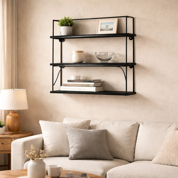 Black_Metal_Industrial_3-Tier_Wall_Mounted_Shelf