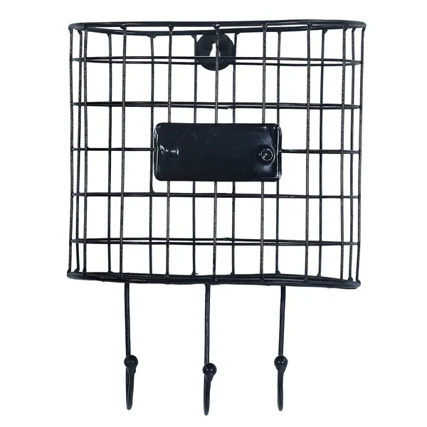 Metal_Wall_Mounted_Mail_Organizer_With_Hooks