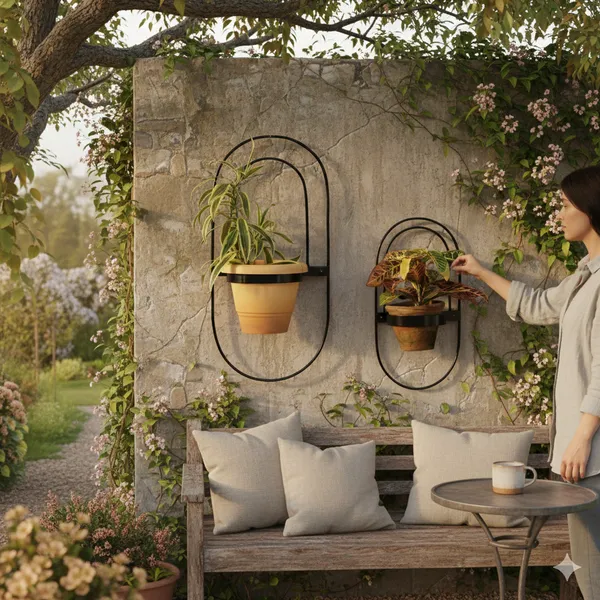 Metal_Oval_Wall_Mounted_Planter_Holder_Set_Of_2