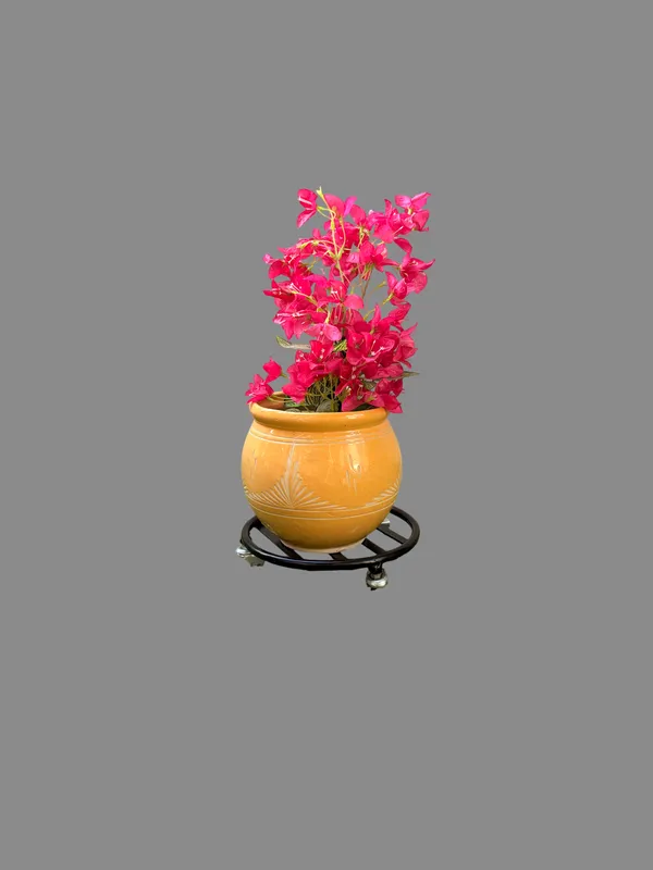 Metal_Round_Caster_Wheel_Plant_Trolley